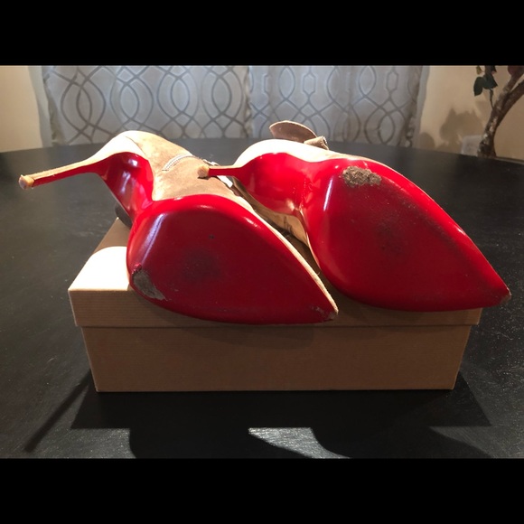 *Authentic* Christian Louboutin Suede Booties - Picture 5 of 5